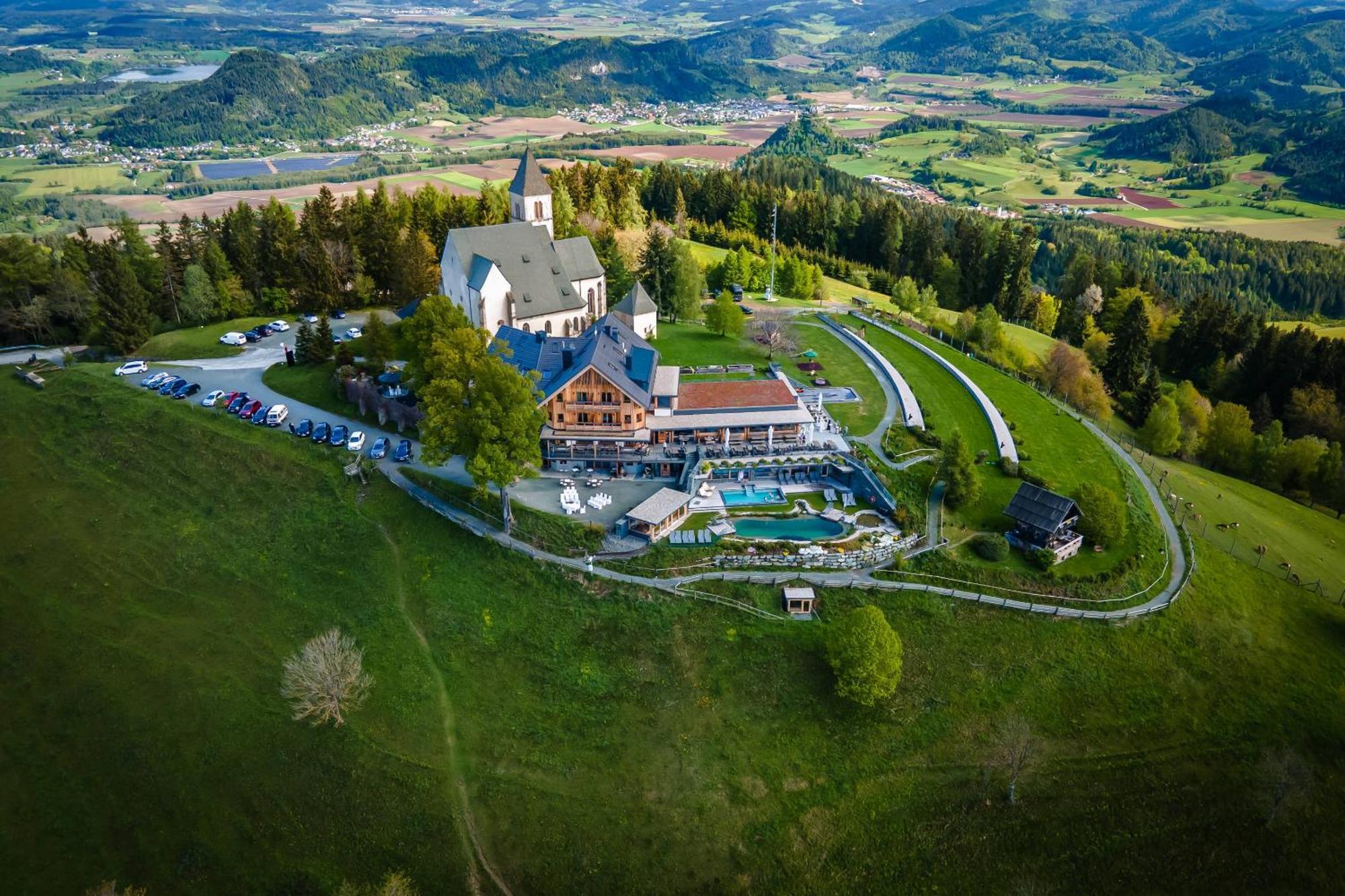 Hotel Gipfelhaus Magdalensberg Sankt Veit an der Glan Exterior foto