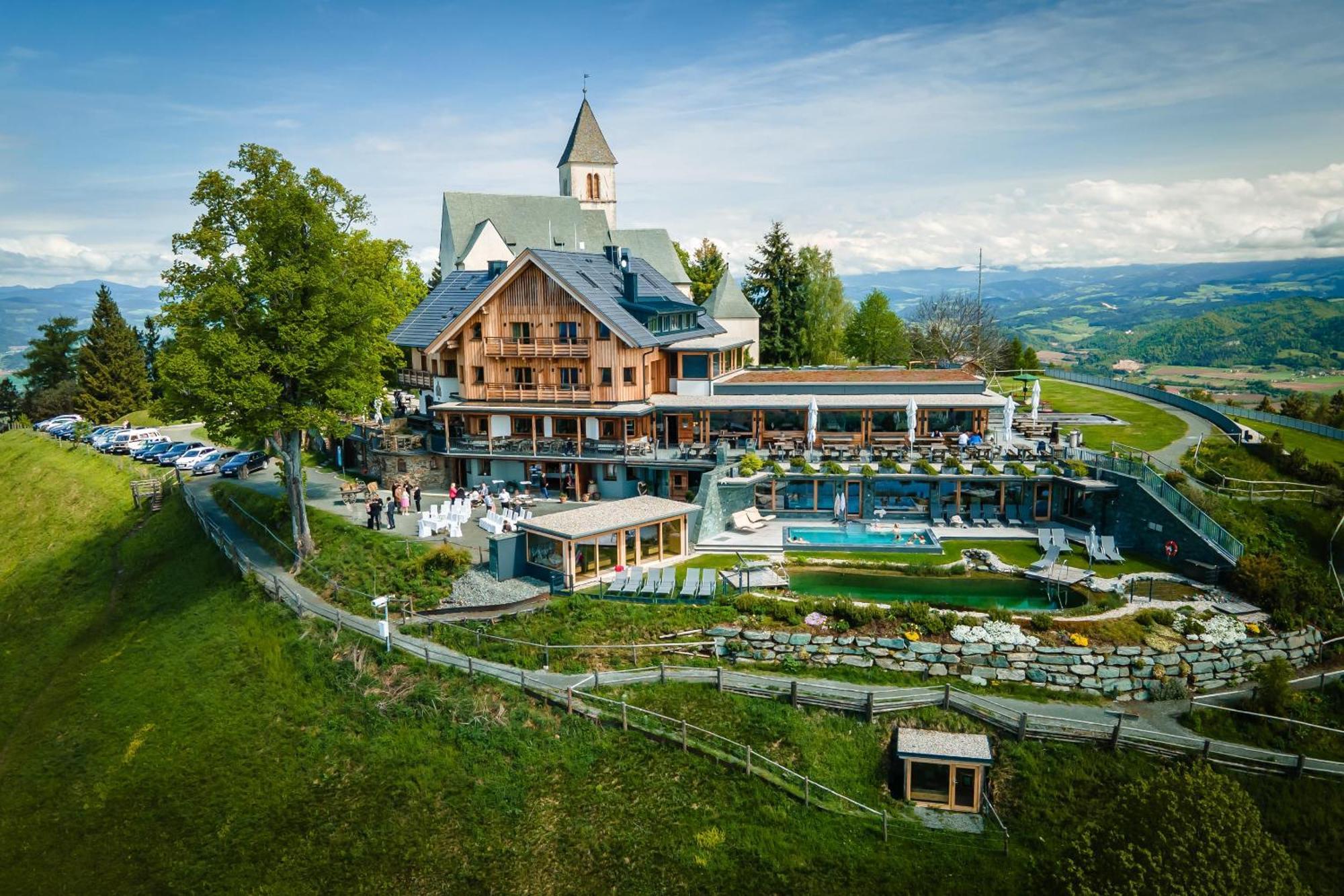 Hotel Gipfelhaus Magdalensberg Sankt Veit an der Glan Exterior foto